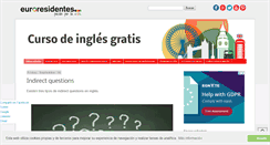 Desktop Screenshot of curso-gratis-ingles.euroresidentes.com