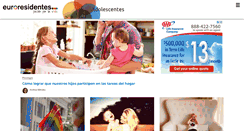 Desktop Screenshot of adolescentes.euroresidentes.com